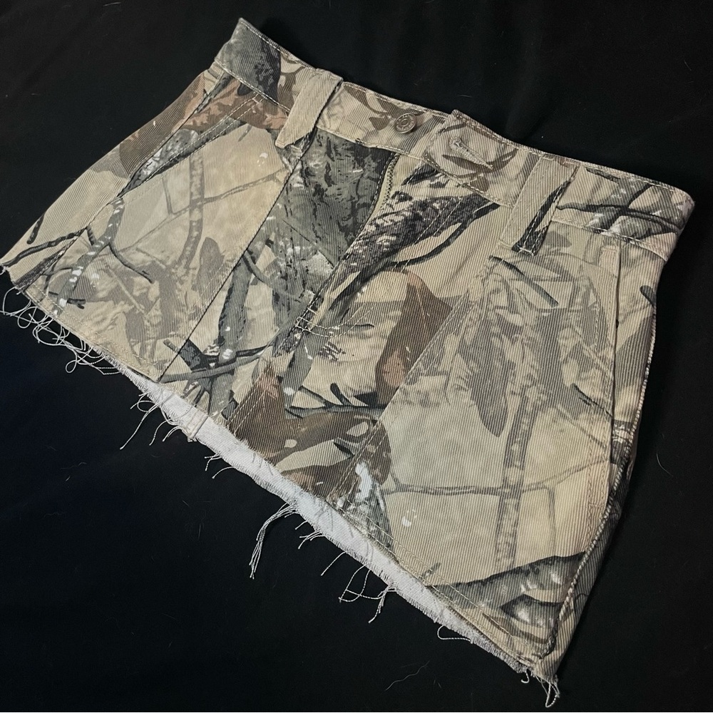 Camo Micro Mini Skirt